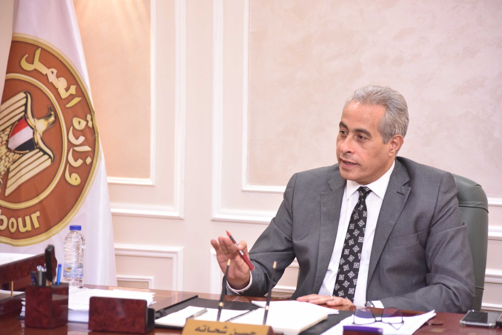وزير القوى العامله 
